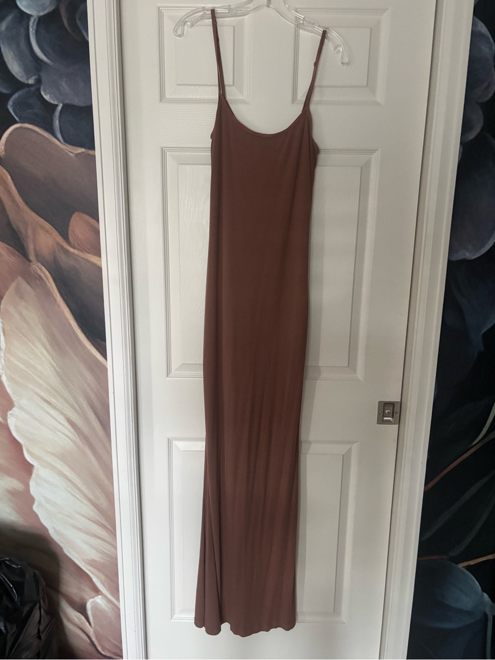 Popilush Brown Slip Maxi Shapewear Dress